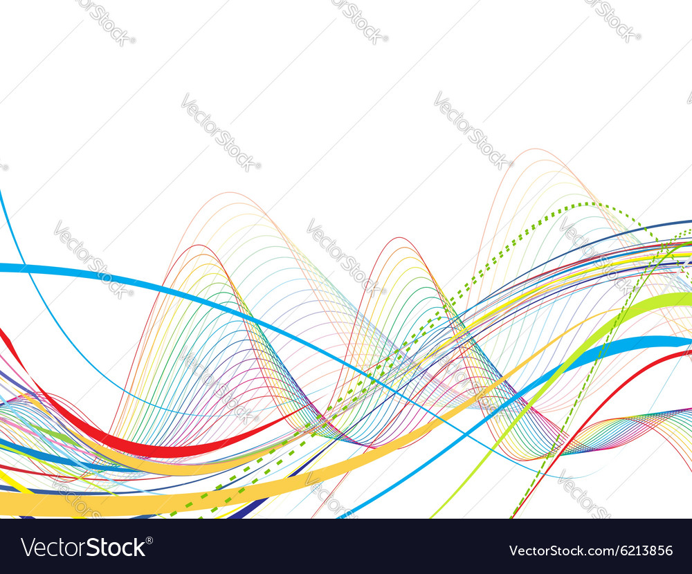 Abstract wave Royalty Free Vector Image - VectorStock