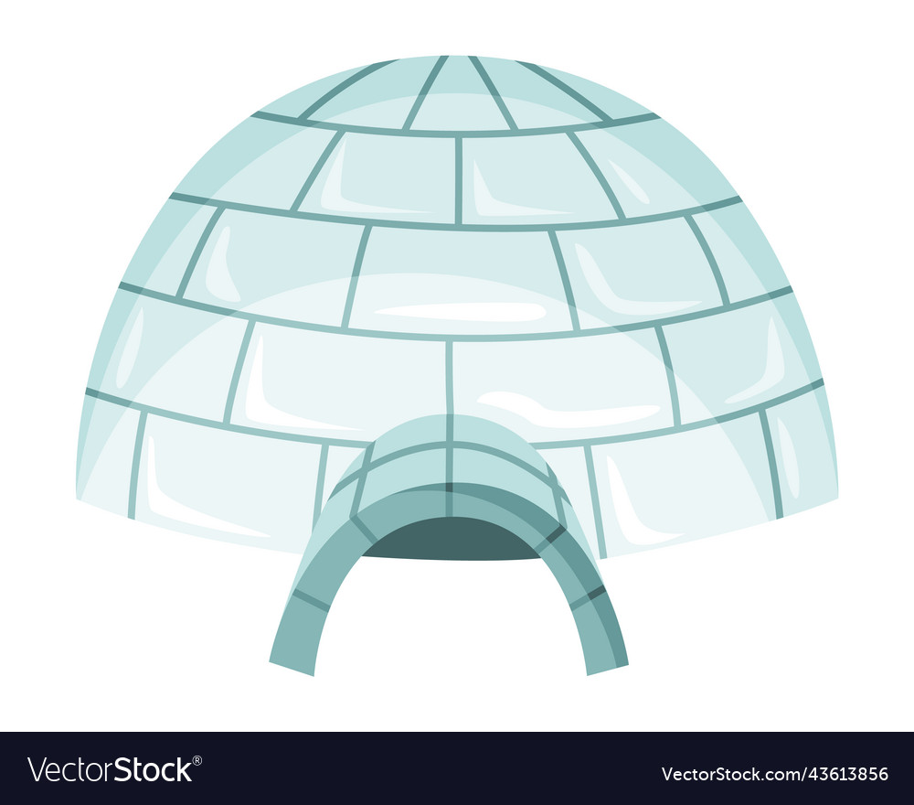 Igloo icon cartoon icehouse winter Royalty Free Vector Image Igloo icon cartoon icehouse winter Royalty Free Vector Image