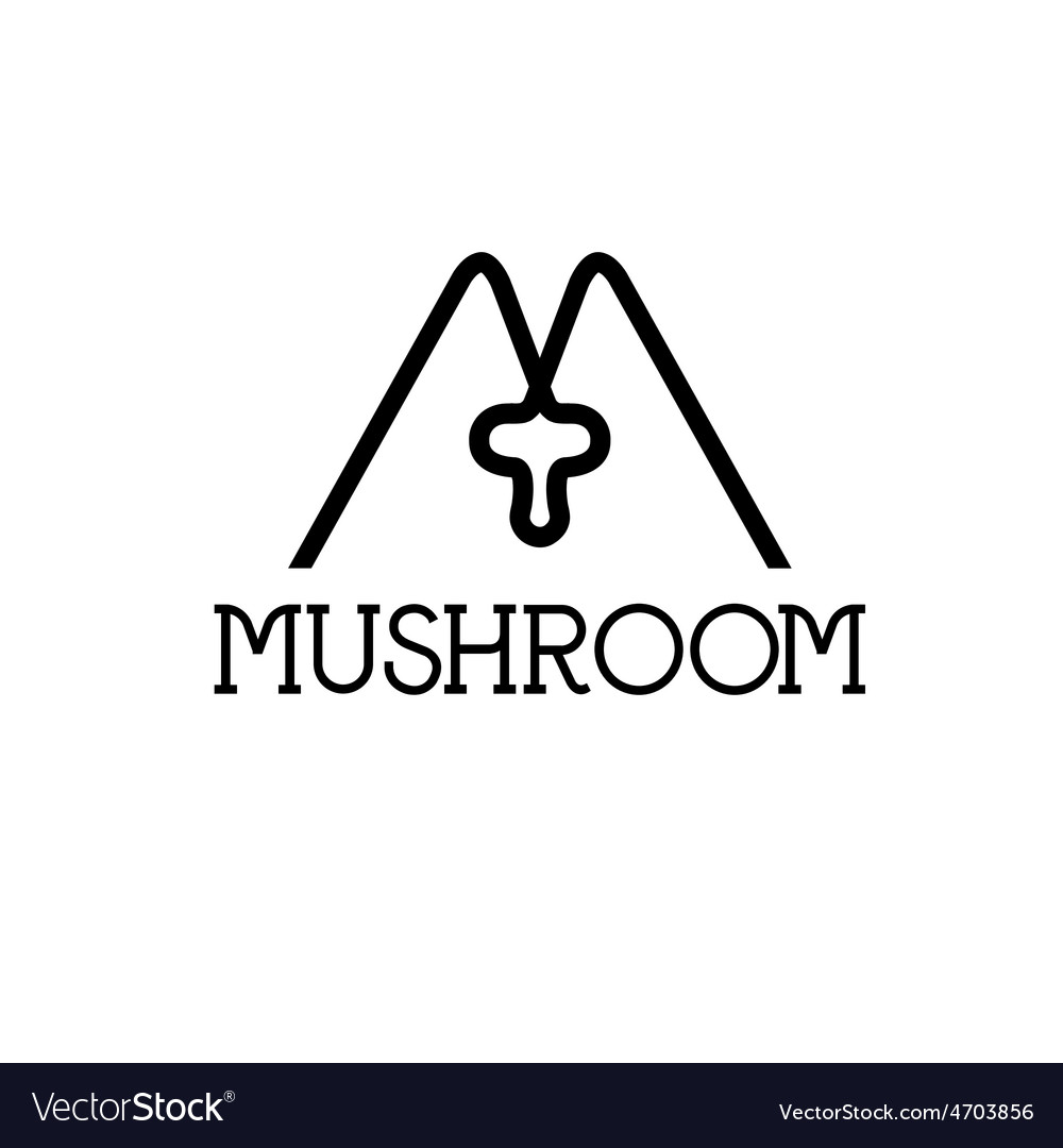 Mushroom monogram