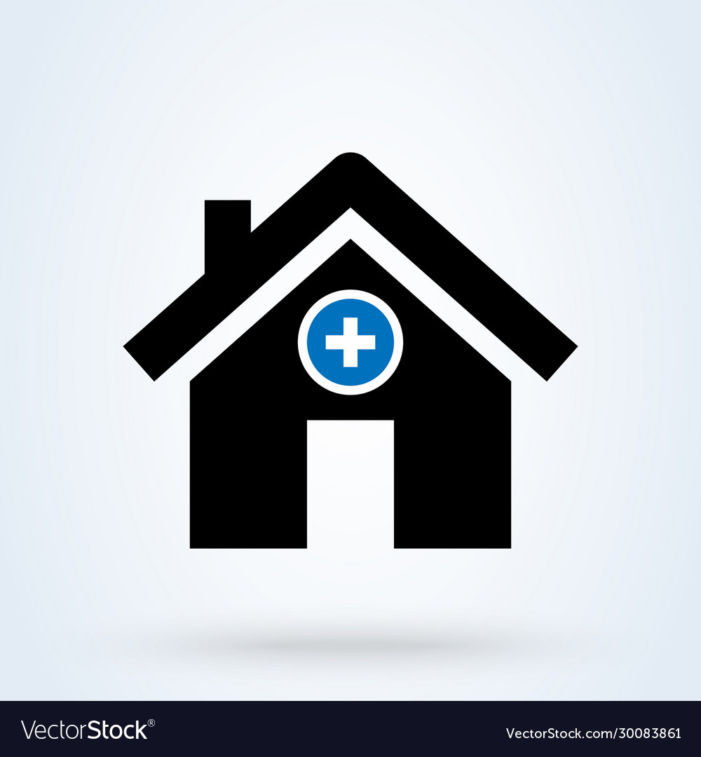 Hospital icon medical sign health center icon Vector Image