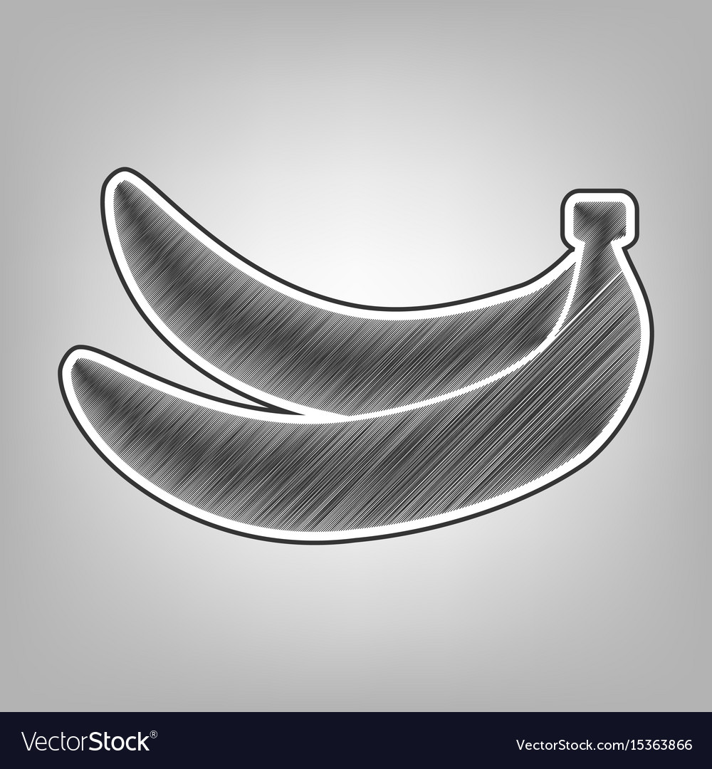 Pastel Colored Pencil Drawing Bananas 1 Stock Illustration 596197157 |  Shutterstock