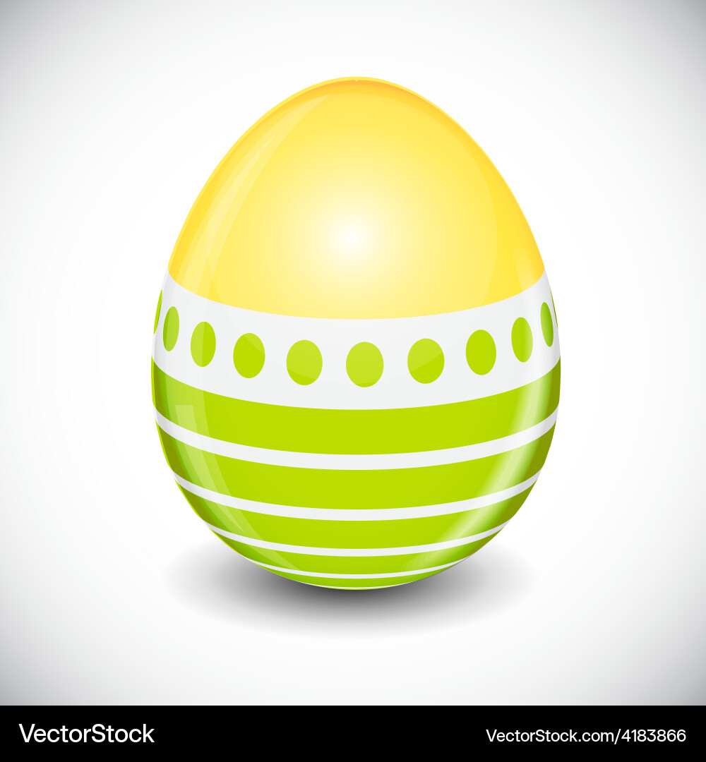 Beautiful easter egg background Royalty Free Vector Image