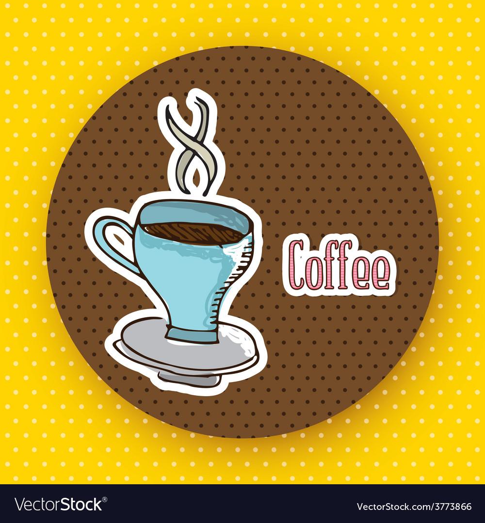 Delicious Coffee Royalty Free Vector Image - VectorStock