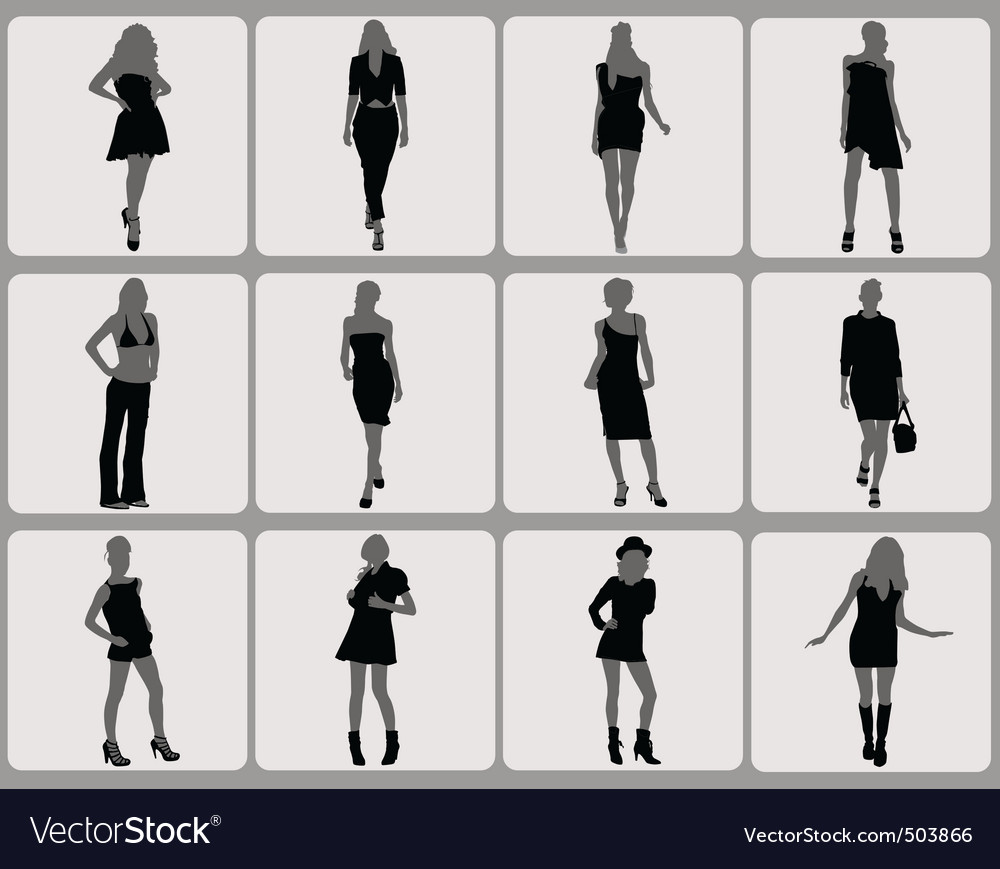 Fashion woman Royalty Free Vector Image - VectorStock