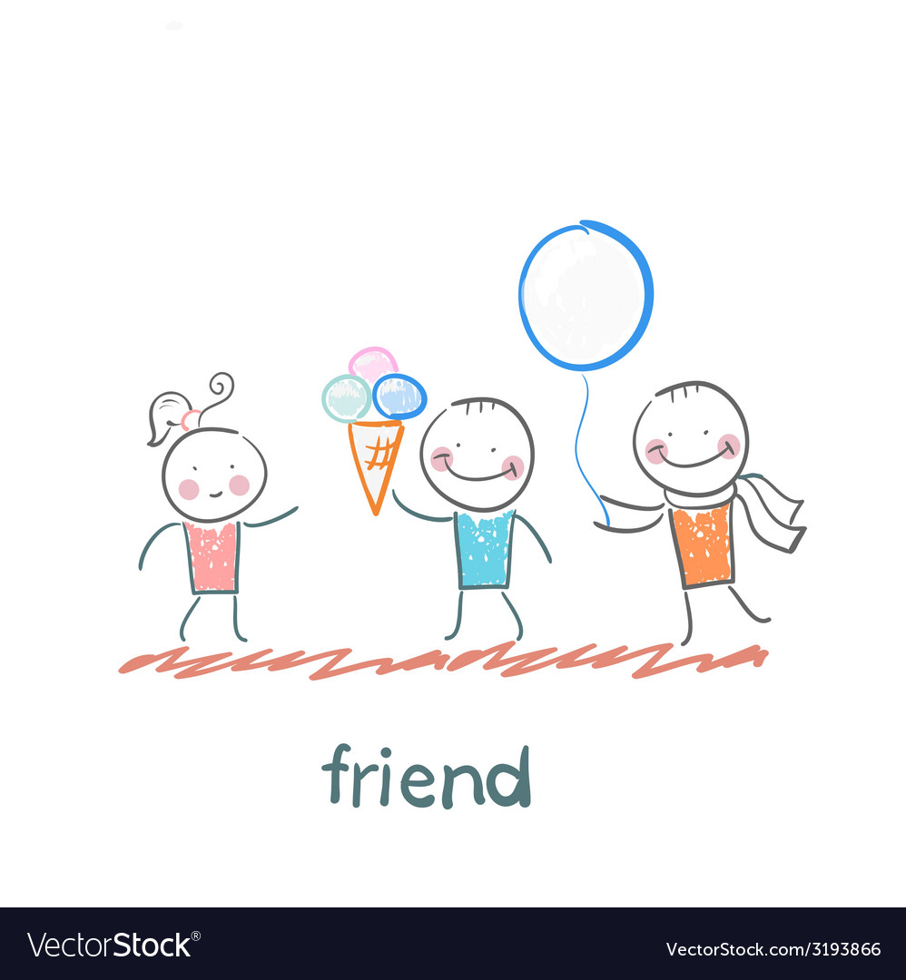 Friend Royalty Free Vector Image - Vectorstock