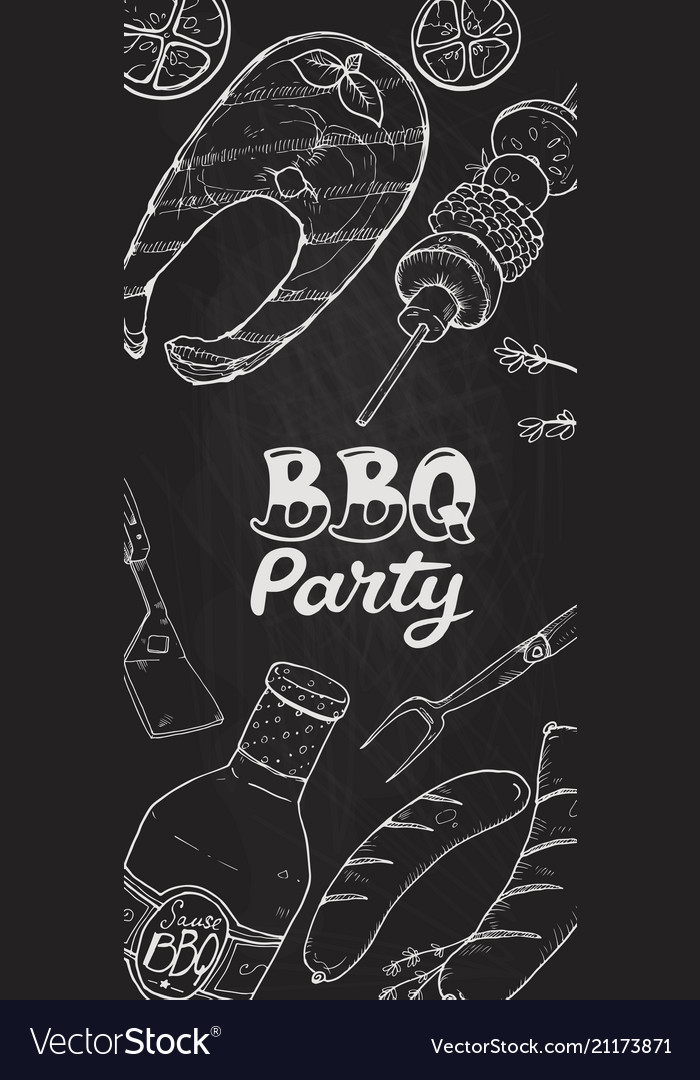 Bbq grill poster