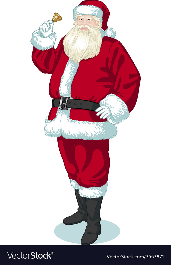 Christmas Character Santa Claus cartoon Royalty Free Vector