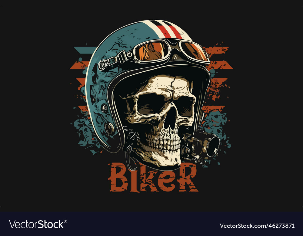 skull biker t shirts