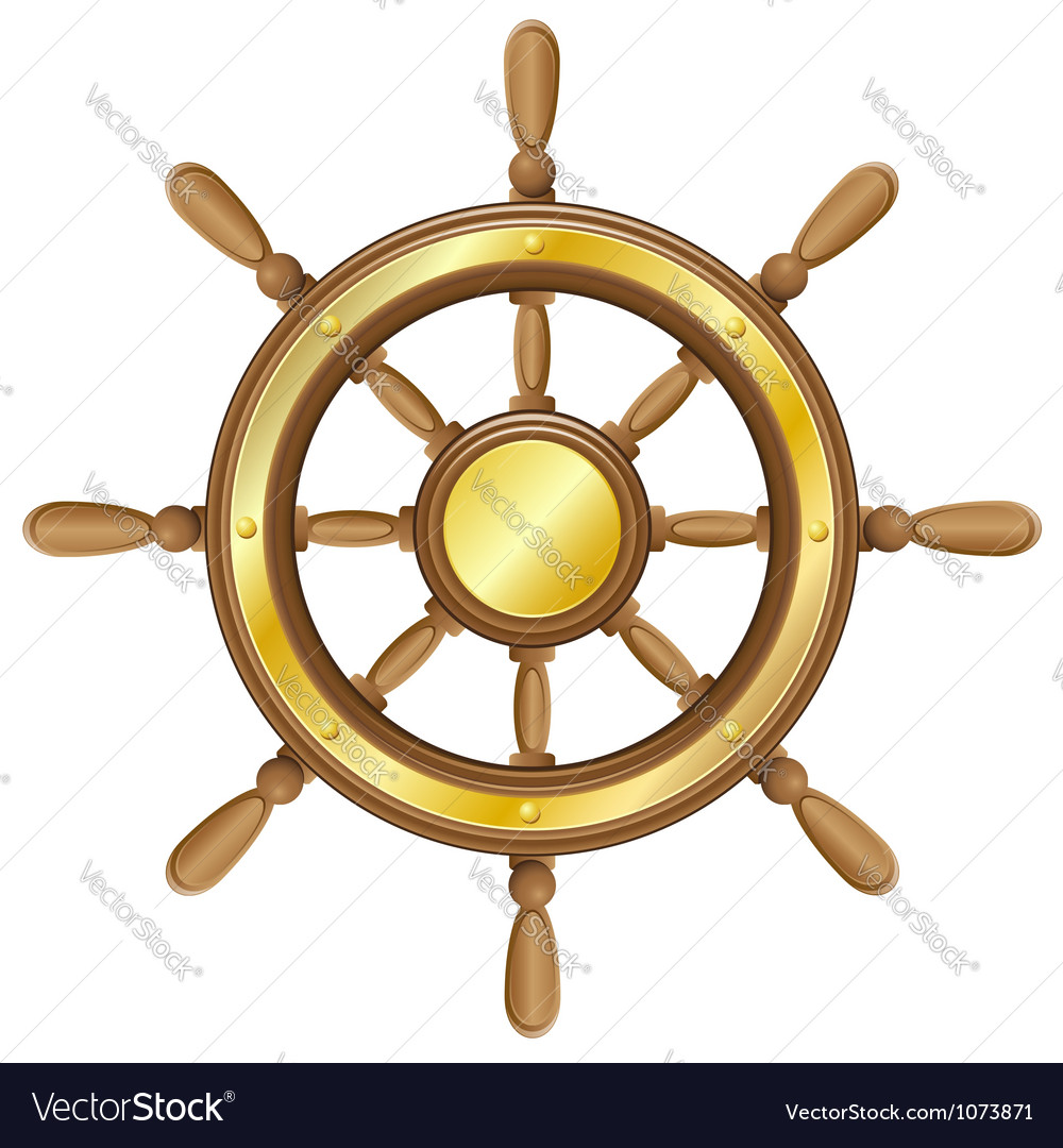 Steering wheel for ship