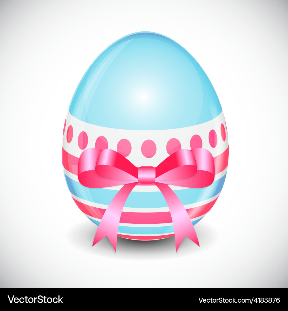 Beautiful easter egg background Royalty Free Vector Image