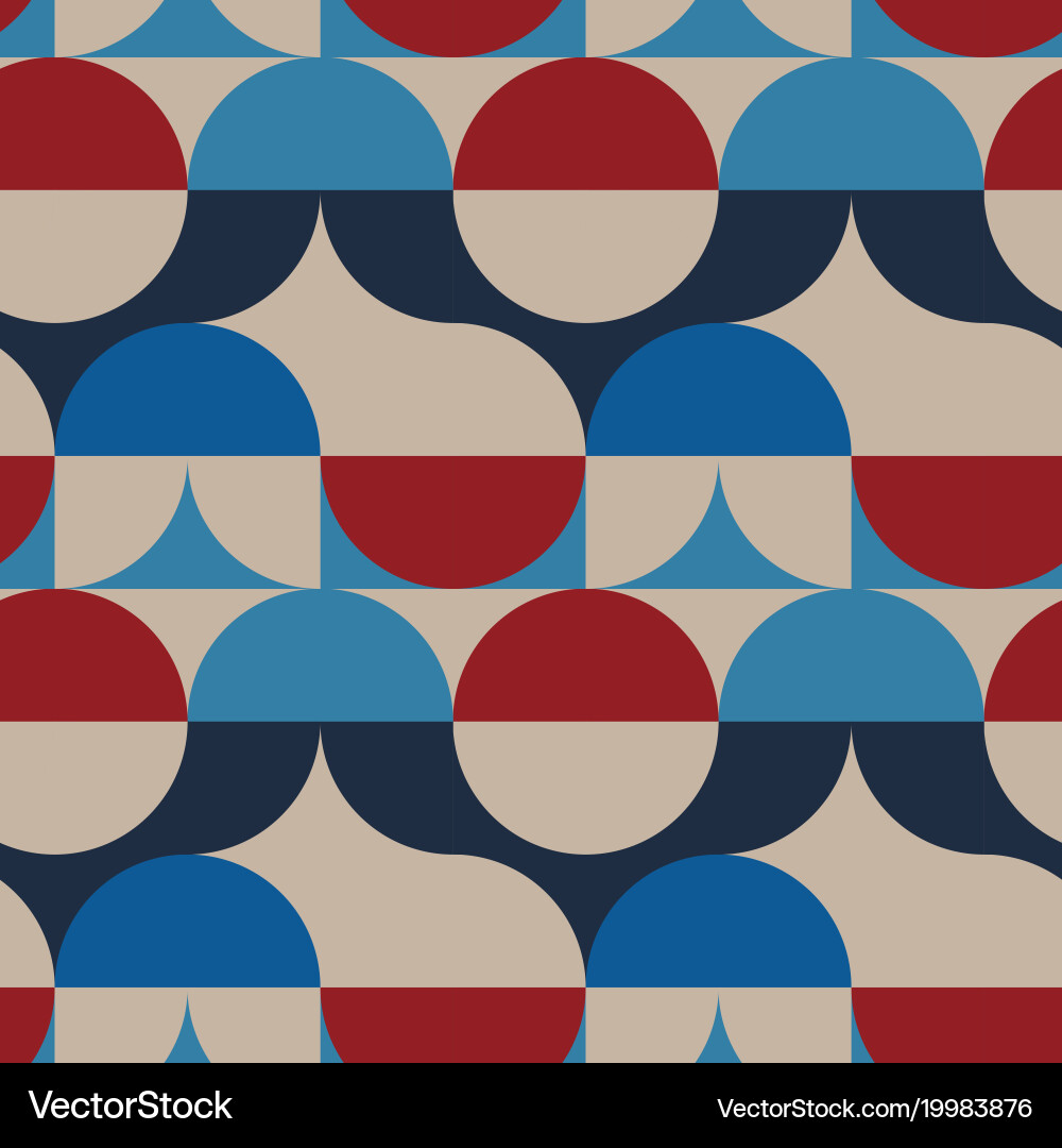 Circles seamless pattern Royalty Free Vector Image