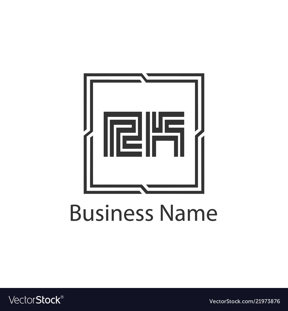 Initial letter rk logo template design