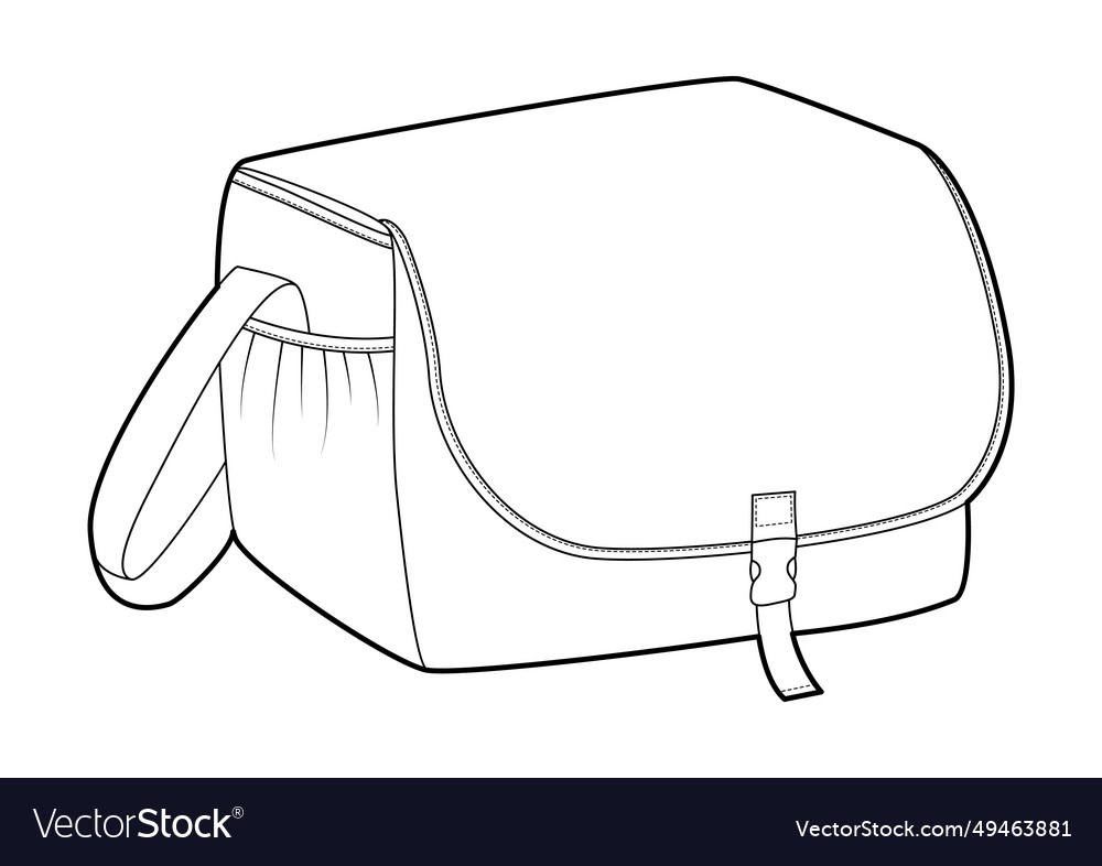 Camera bag box silhouette fashion accessory