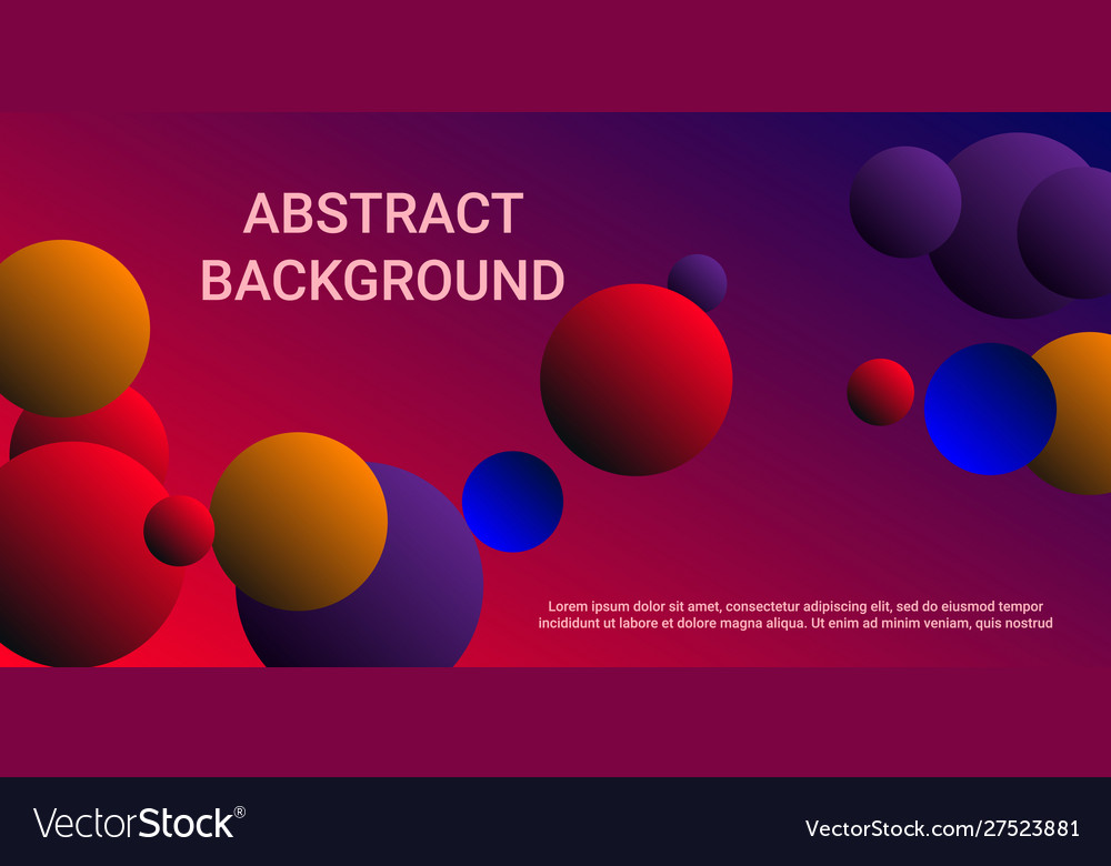 Gradients balls shapes Royalty Free Vector Image