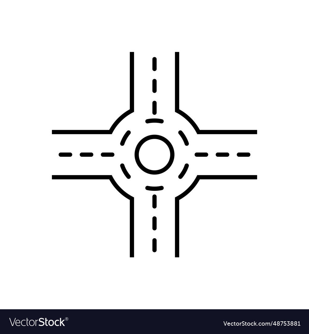 Road icon Royalty Free Vector Image - VectorStock