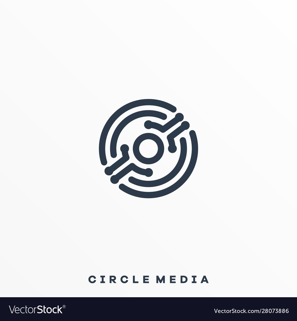 Abstract circle template