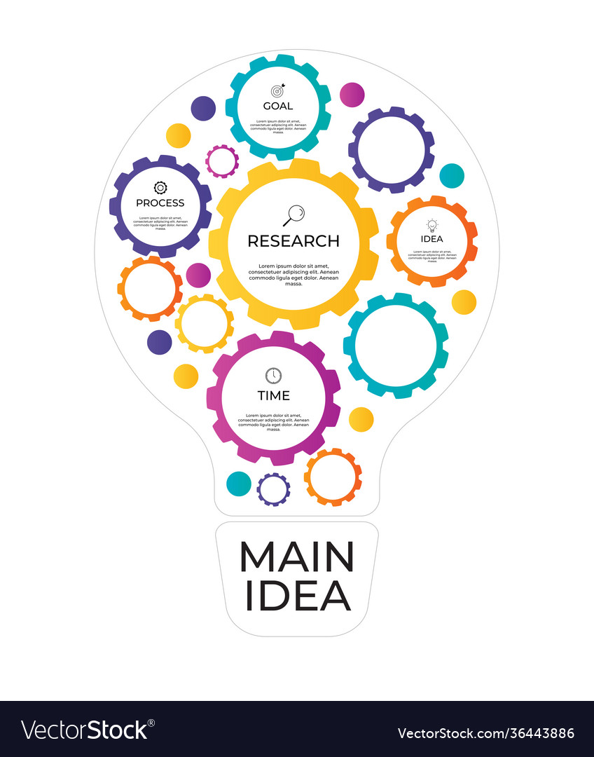 Infographic template with options or steps