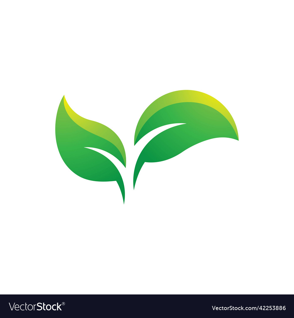 Leaf logo images Royalty Free Vector Image - VectorStock