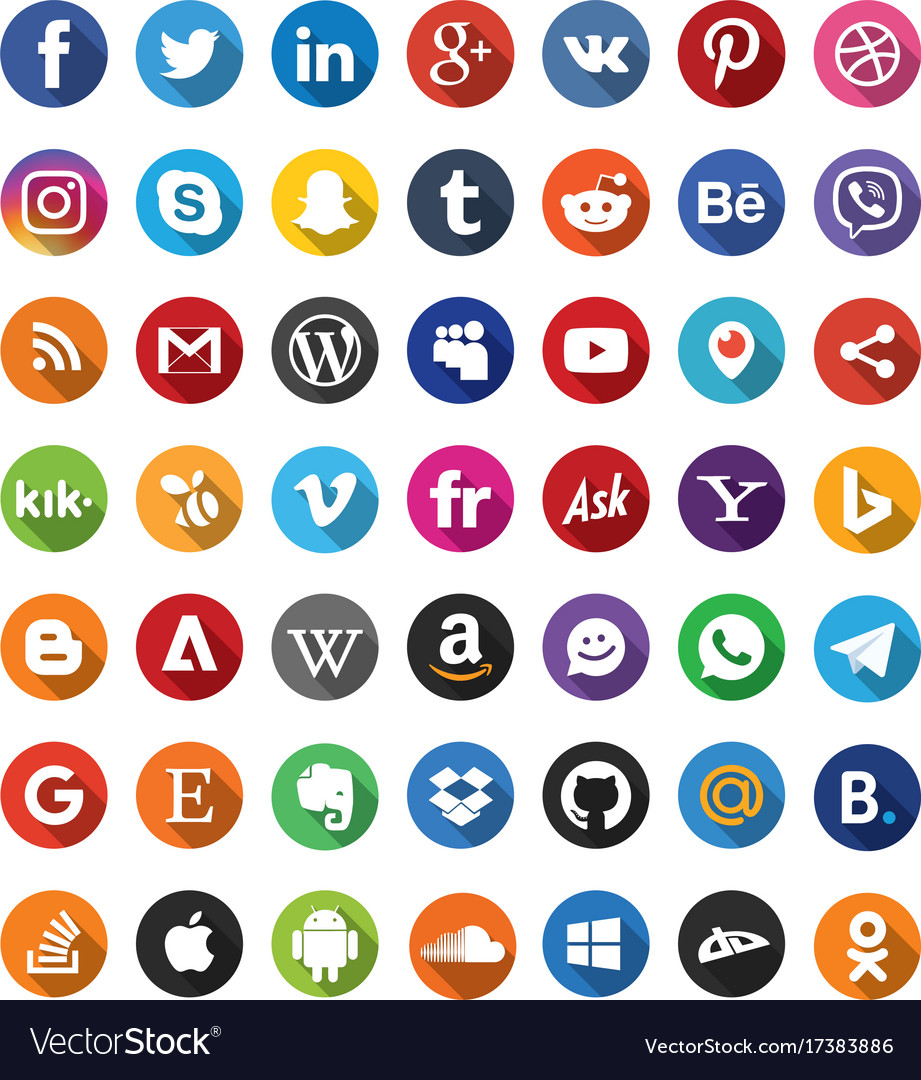 free social media svg icons