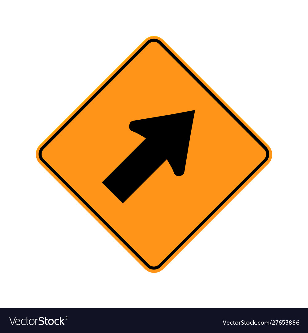 Usa traffic road signsclosed lane