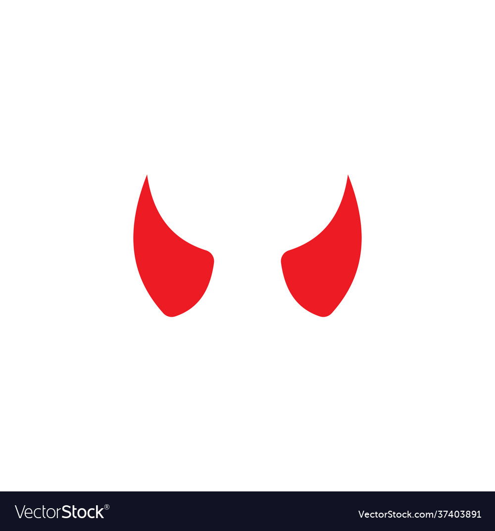 Devil horns Royalty Free Vector Image - VectorStock