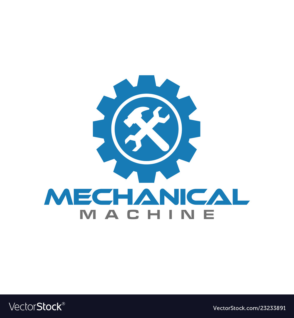 Gear graphic design template Royalty Free Vector Image