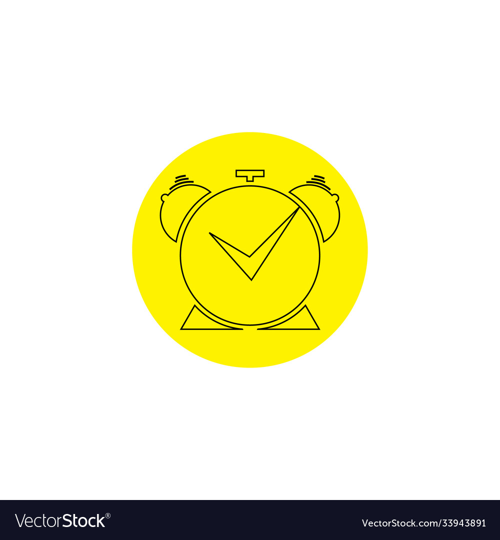 Watch wake check mark design symbol