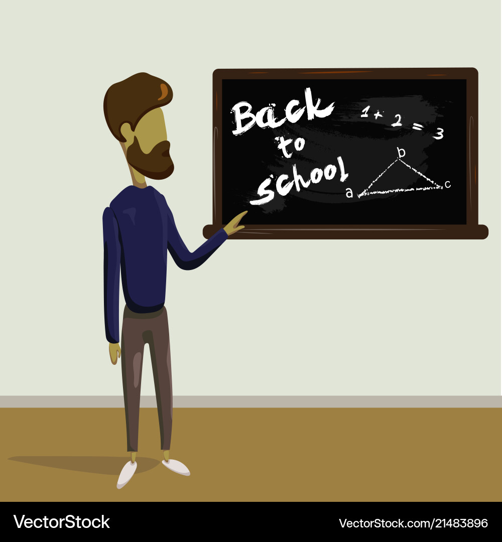 Back to school design template Royalty Free Vector Image