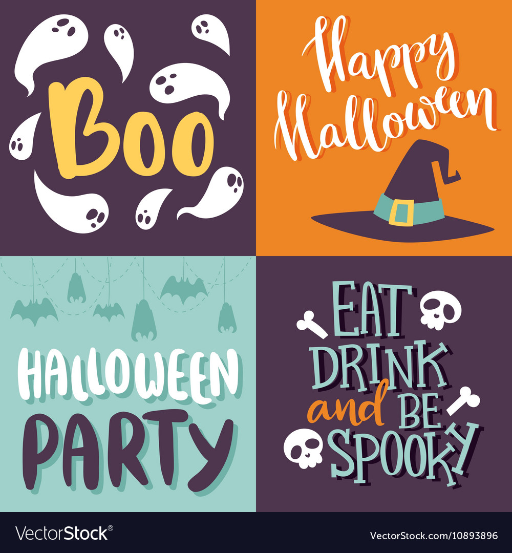 Halloween invitation cards