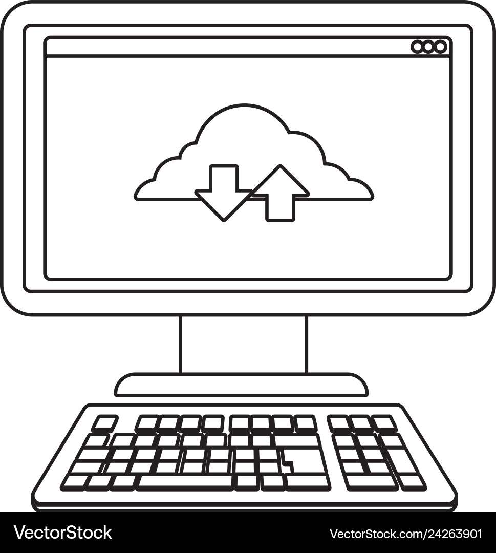 Technology device cartoon Royalty Free Vector Image