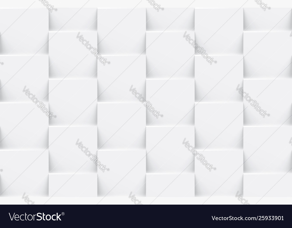 White seamless abstract geometric background