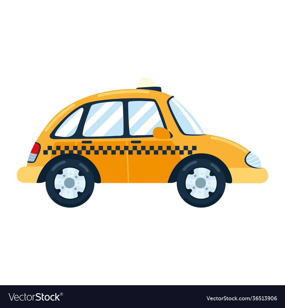 City transport taxi Royalty Free Vector Image - VectorStock