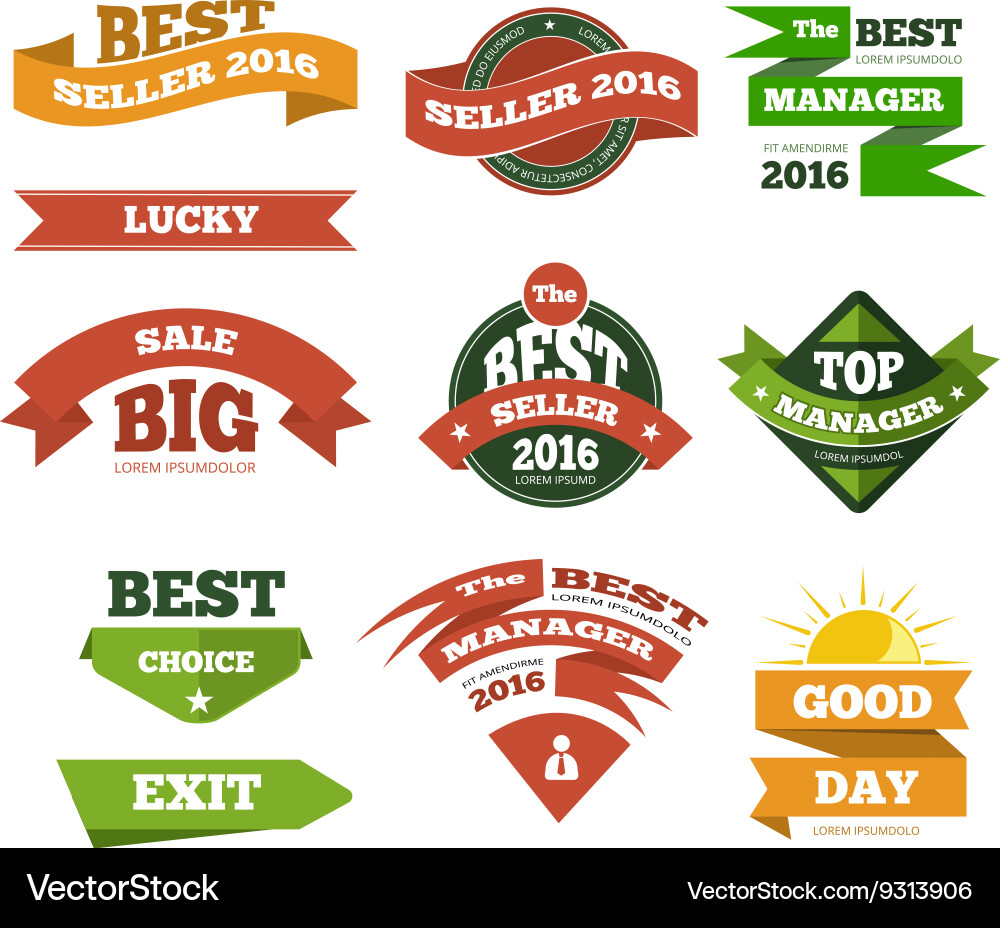 Web Selling Discount Offer Banners Ads Set With Vector Image