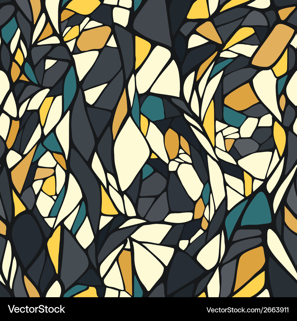 Seamless pattern with abstract ornament Royalty Free Vector