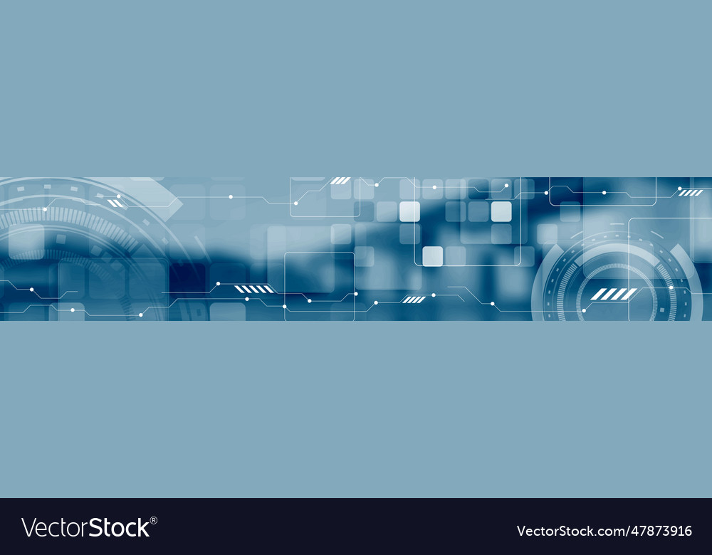 Abstract technology concept industrial web header