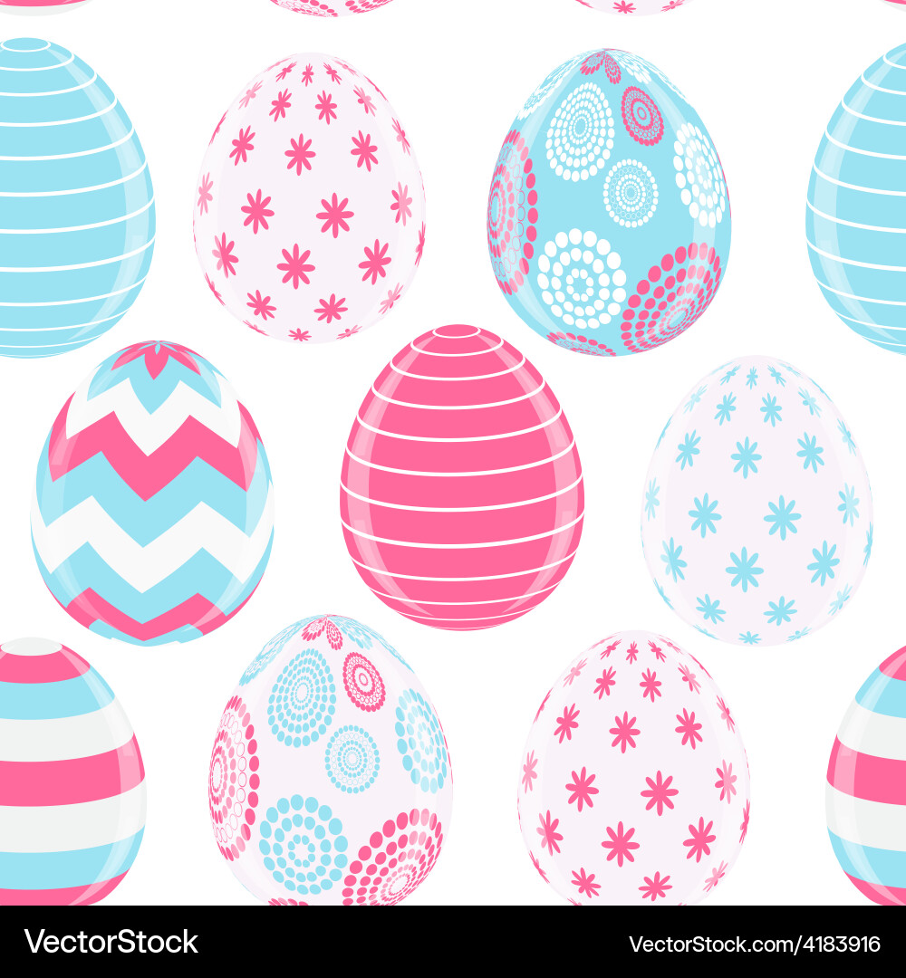 Beautiful easter egg background Royalty Free Vector Image