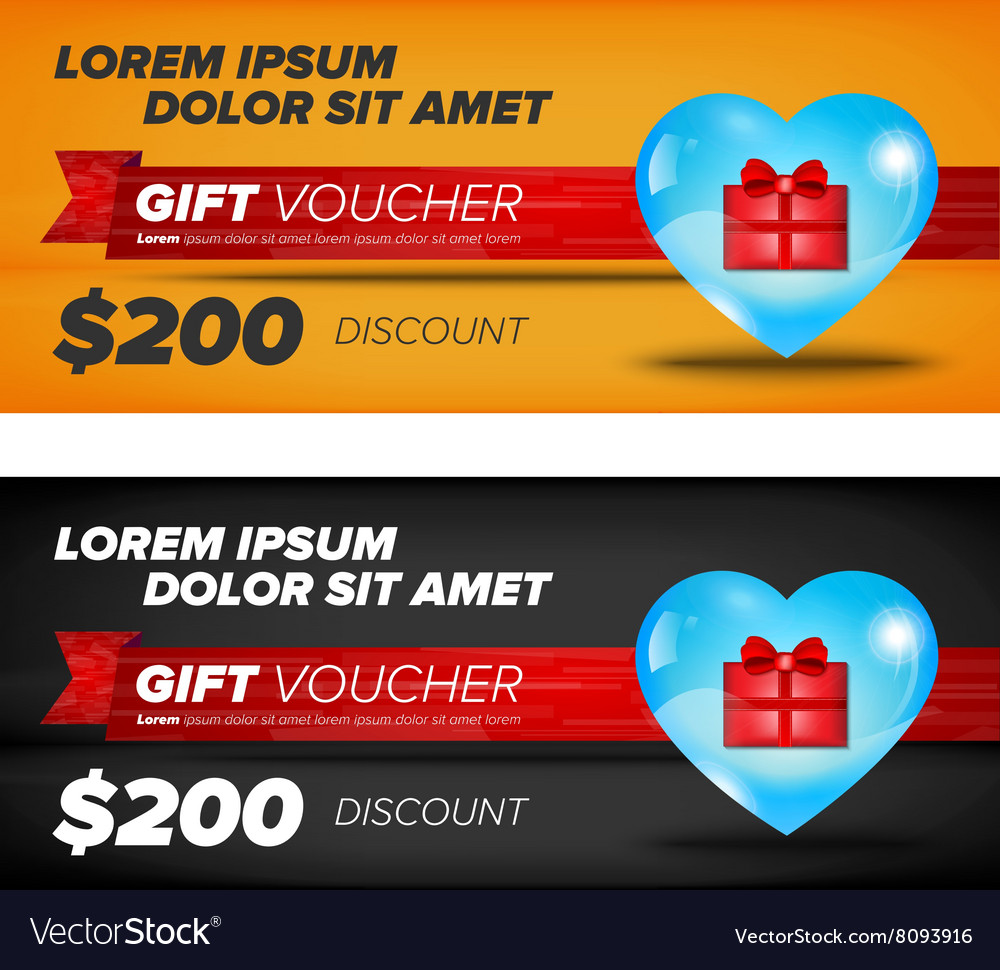 Gift voucher design