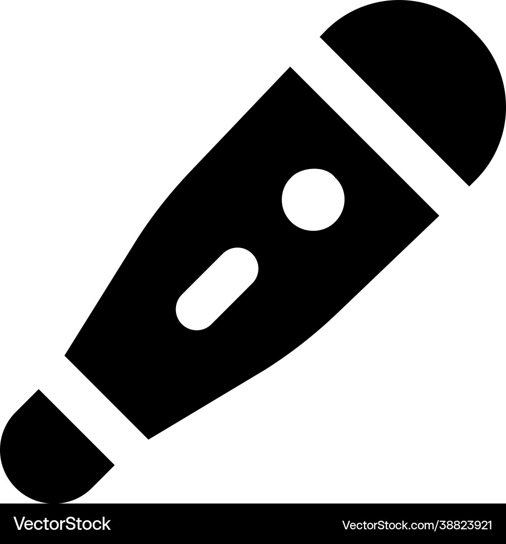 Digital thermometer Royalty Free Vector Image - VectorStock
