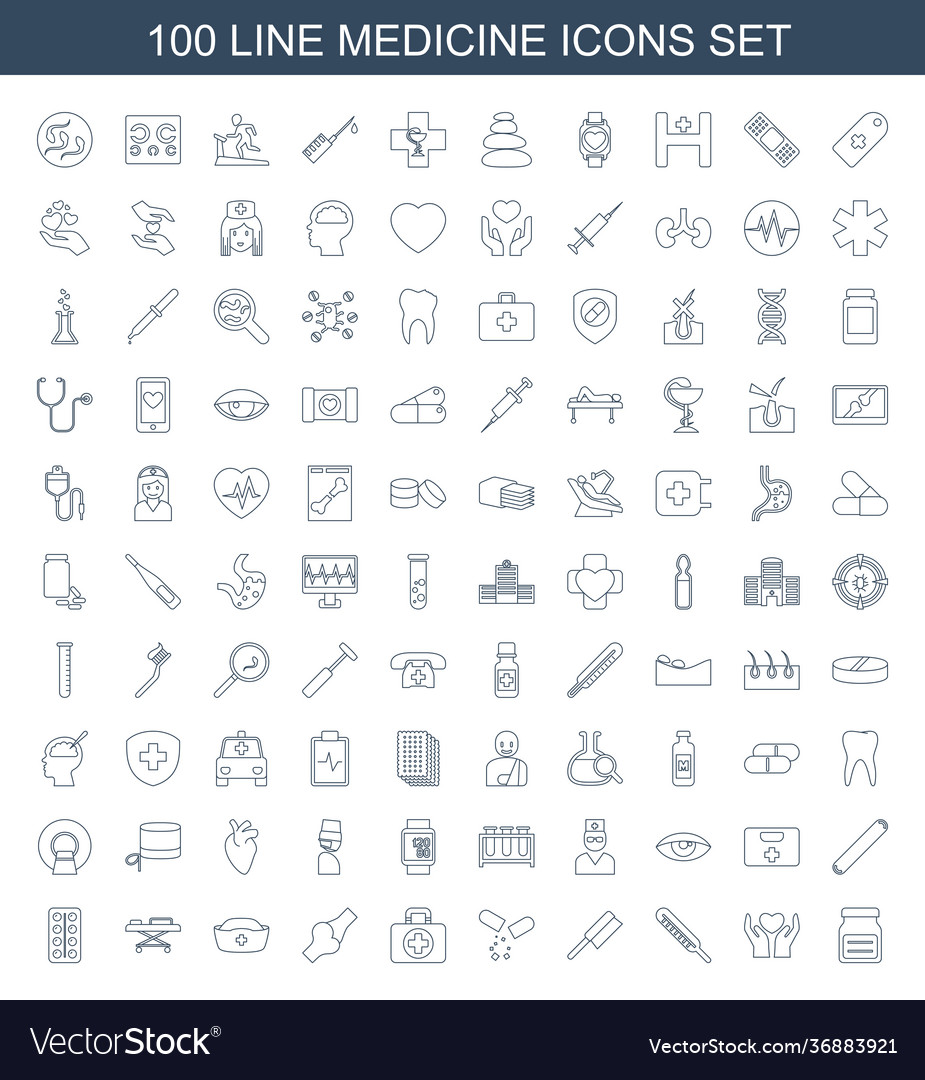 Medicine icons