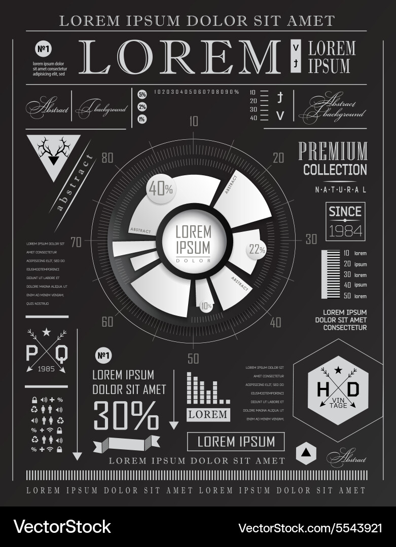Set elements of infographics Royalty Free Vector Image