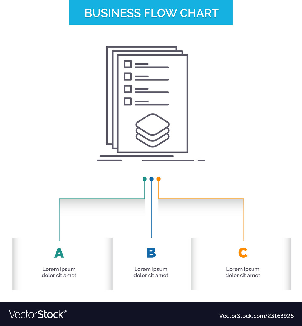 Categories check list listing mark business flow