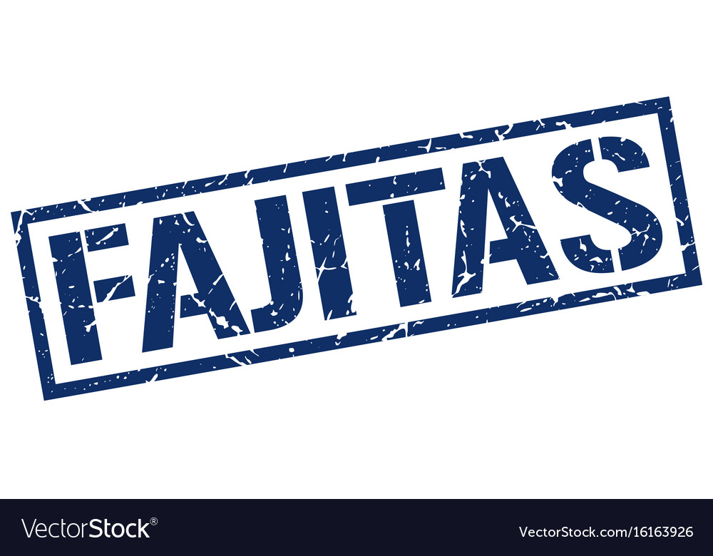 Fajitas stamp Royalty Free Vector Image - VectorStock