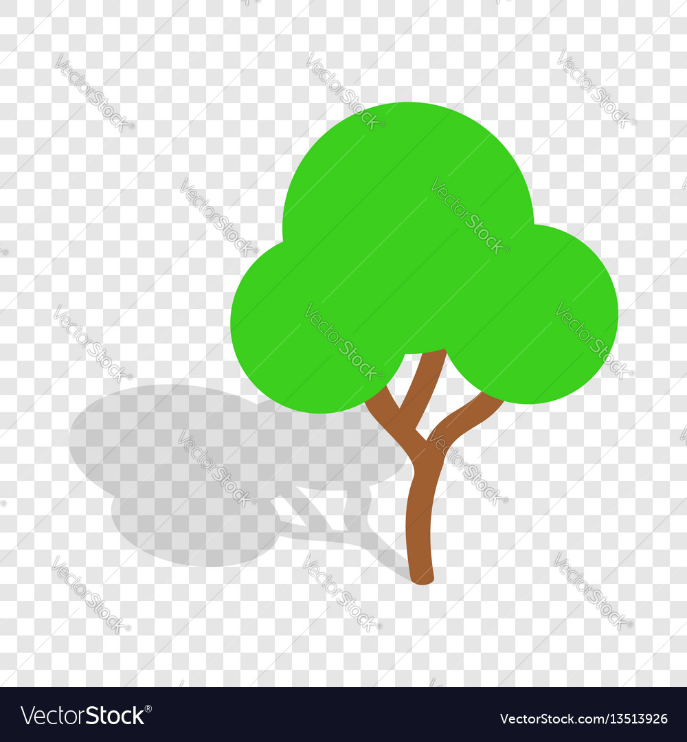 Tree isometric icon Royalty Free Vector Image - VectorStock