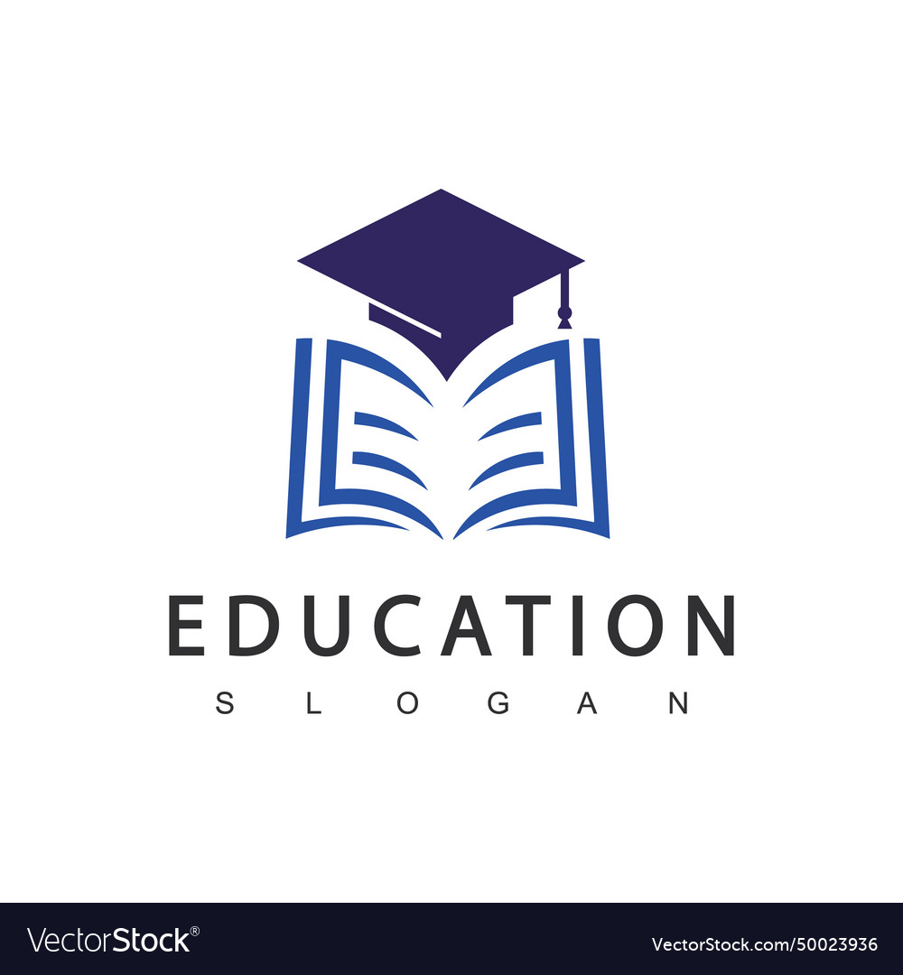 Education logo university logo template Royalty Free Vector