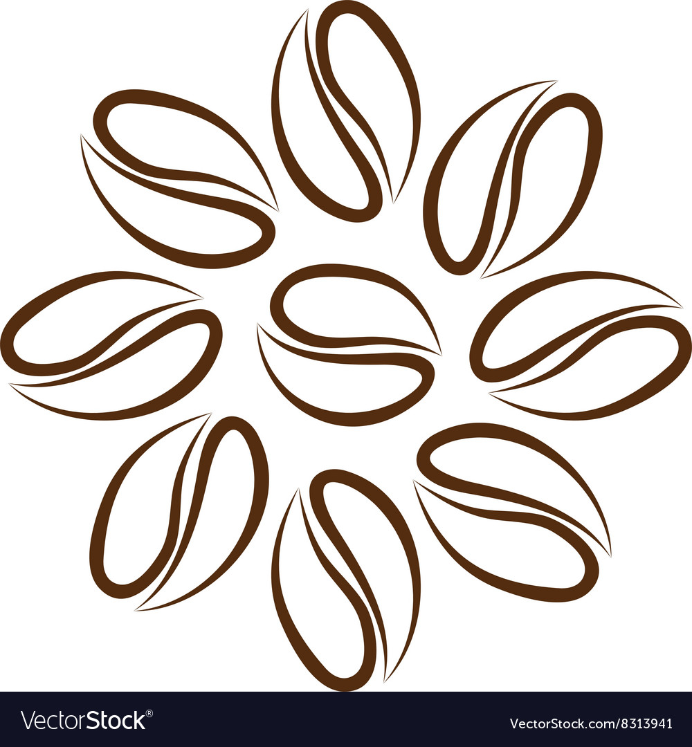 Coffee beans flower