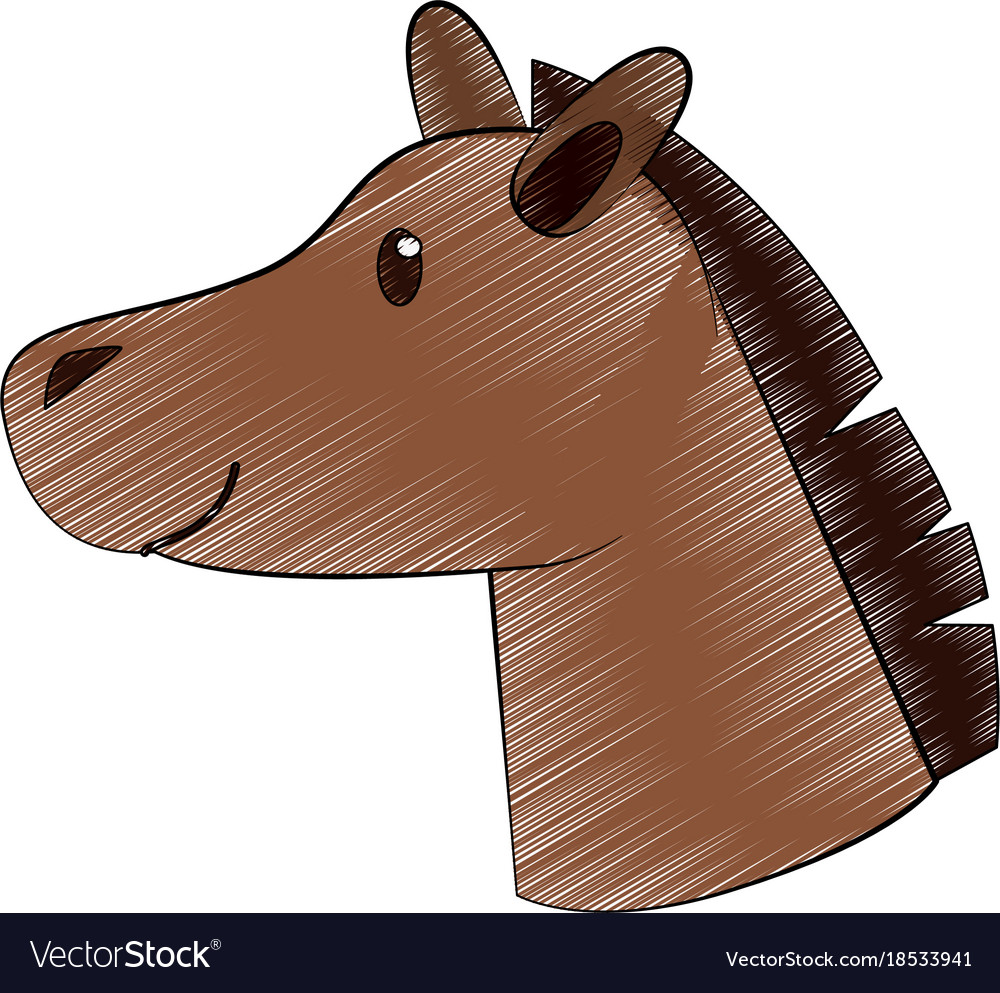 Cute horse cartoon