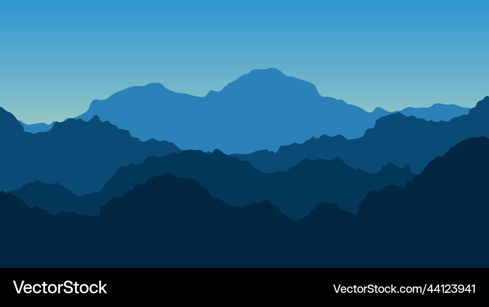 Landscape background the is a high Royalty Free Vector Image