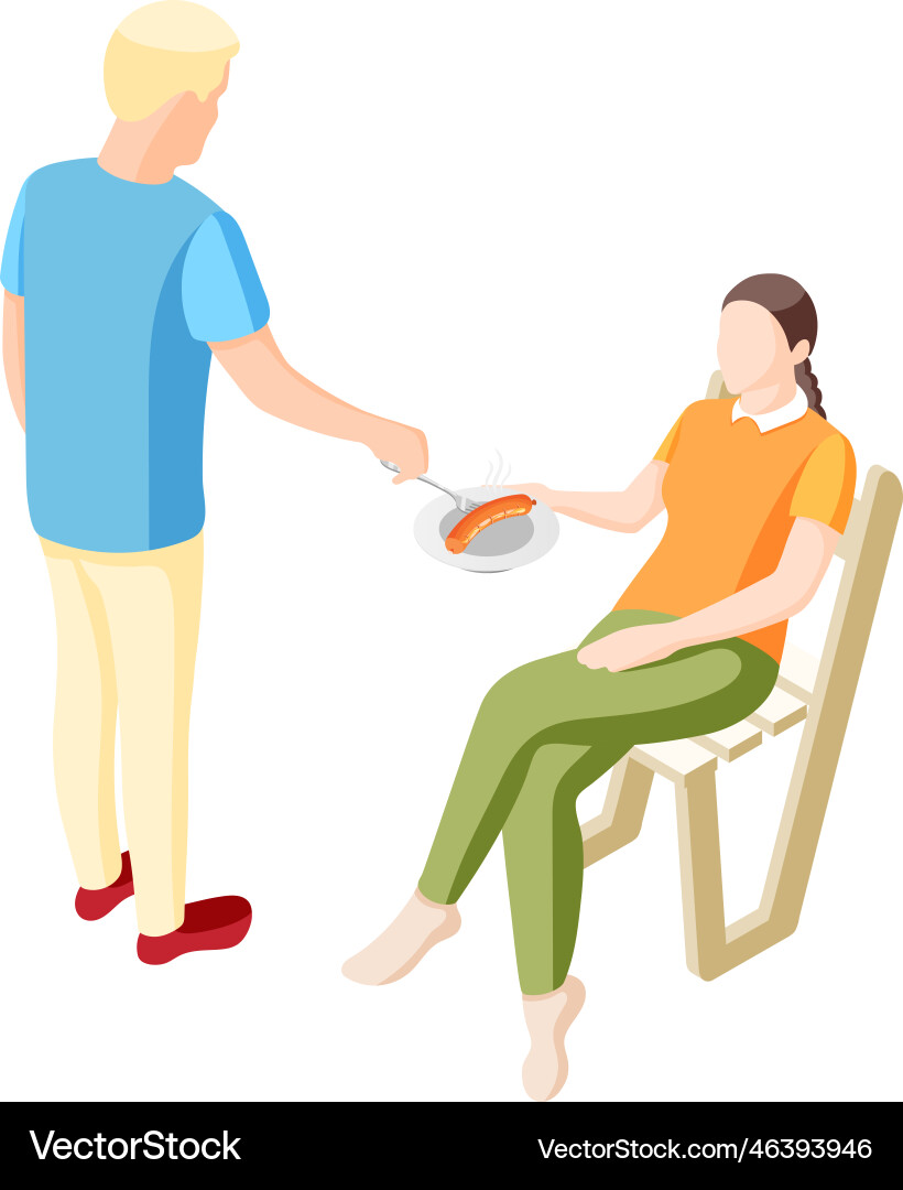 Bbq party icon Royalty Free Vector Image - VectorStock