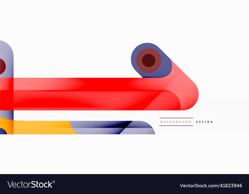 Colorful dynamic stripe composition lines Vector Image