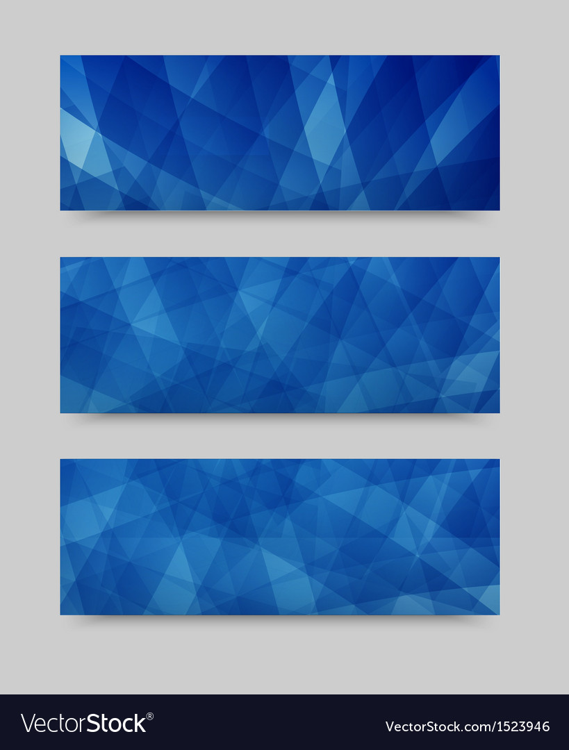 geometric set banner brochure template royalty free vector banner pattern